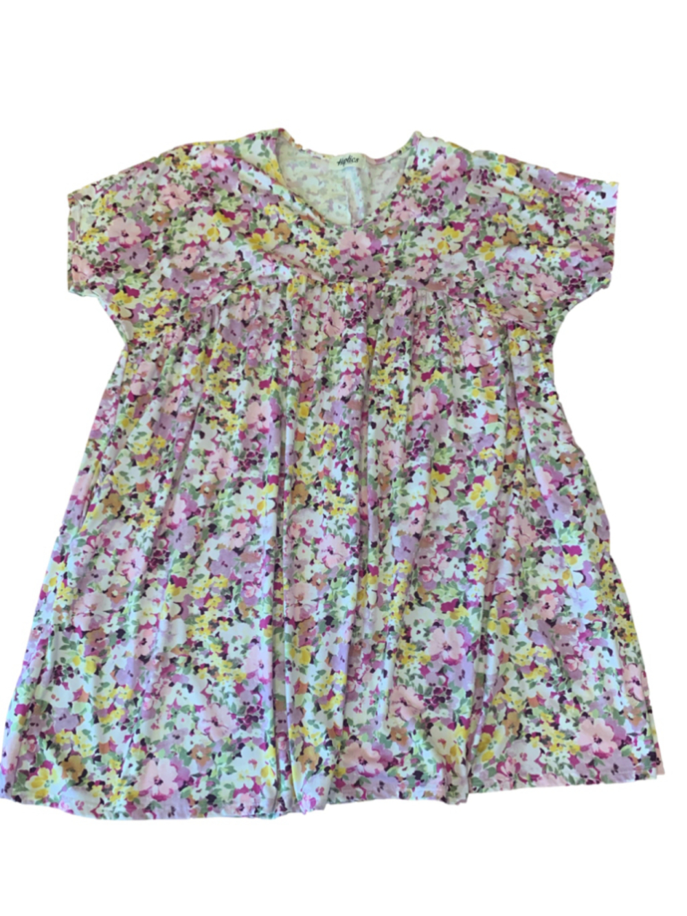 Women's Haptics Floral Mini Dress Size M White Pink